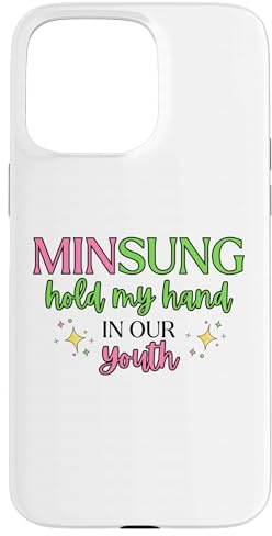 Minsung Hold My Hand in Our Youth Songtext Whatevership Skz Hülle für iPhone 15 Pro Max
