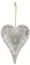 levandeo Schild Herz 12x15cm Gartendeko Ornamente Türschild Grau Betonoptik Wandbild Deko Gartenschild Geschenkidee