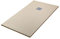 Piatto doccia marmoresina con effetto pietra serie Karen, in diverse dimensioni e colori, spessore ultraslim 3 cm, riducibile su misura, COMPLETO di kit scarico (70x100, Beige)