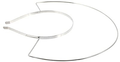 Luxshiny Silber Halo Krone Haarreif Ostern Kopfschmuck Cosplay Kostüm Kopfbedeckung Hochzeit Braut Haarschmuck Meerjungfrau Stirnband Queen Crown Boho Tiara Lolita Haarreifen Zubehör