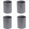 jardiboutique - 4 Manchons PVC D 40 mm à butée FF - PVC évacuation