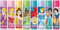 Lip Smacker Disney Princess Party Pack, Set de 8 Bálsamos Labiales Surtidos para Niñas Inspirados en las Princesas Disney, Efecto Natural Transparente