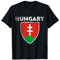 Ungarn Flagge Fußball Tee Retro T-Shirt Trikot Team Shirt T-Shirt