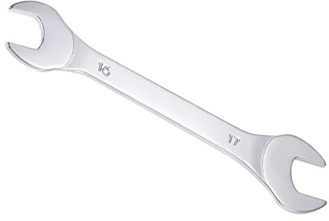 CoCud Chiave a Bocca Sottile Aperta, Metrica 16mm x 17mm, Chiave Sottile a Doppia Estremità - (Applicazioni: per Dadi Sottili, Spazi Stretti), 1 Pezzo