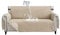 Lydevo Sofa Überzug 3 Sitzer wasserdichte rutschfest Sofabezug Mit Armlehnen Couchbezug Sofaüberwurf Kratzfest Reversible Gesteppte Schonbezug für Haustier Katzen Hunde,Beige