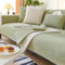 Gluhbirnen Sofa Überzug, Sofadecken für Sitzfläche rutschfest, Couch Überzug, Überwurfdecken für Sofa, Fischgrätenstruktur, Hund Katze Sofa Überwurf Sofaschutz, Matcha Grün C, 110 * 180CM