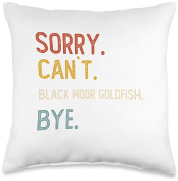 Sorry Can't Black Moor Bye Shirts Funny Black Moor Lovers Throw Pillow