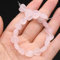 20piece Heart Shape Rose Quartzs Beads Agates Loose Stone Beaded for Making Necklace Bracelet Accessories 10x10x5mm-Rose Quartz-10x10x5mm