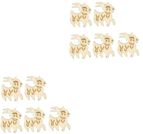 DIYEAH 20 Stk Holzausschnitte Kunsthandwerk hühner spielzeug stule toy neujahrsdekoration spielzeuge hochzeitsdekoration die schule de laufstall spielzeug Dekupiersäge Holzspäne Hölzern