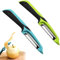 Vierone 2 Pcs Stainless Steel Vegetable Peelers with Non-Slip Handles and Rotatable Blades for Kitchen Fruits and Vegetables