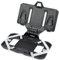 QIRUIMY Tactical Board Carrier Phone Bracket,Foldable Navigation Board Universal Molle Vest Plate,Phone Chest Mount Phone Holder for Screen Size 4.7-6.7 (Black)