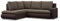 Mebligo - Ecksofa mit Schlaffunktion und 2 Bettkasten Braun + Braun 230x89x200 (BxHxT) FORESTA - Links Eckcouch, Sofas & Couches, Couch L Form, Cauchsofa, Sofa Wohnzimmer, Ecke Sofa