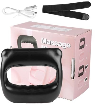 Masseur de mano y espalda - Aparato de masaje portátil con vibraciones de alta intensidad | Recargable para una profunda relajación muscular de los pies, los hombros y el cuello