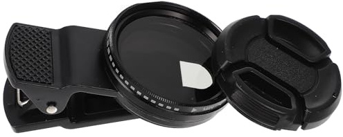 37mm Handy aus Aluminiumlegierung Nd2-400 Objektivfilter für Smartphone | 1 Satz mit Clip, Abdeckung und Aufbewahrungstasche, Kompakt und Leicht Anzubringen