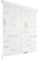 vidaXL Splash Design Shower Roller Blind - Modern Bathroom Divider in Grey - Water Resistant and Quick Drying Curtain Replacement - Size 160 x 240 cm (W x L) - Made of 100% EVA with Aluminum Parts.