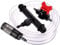 Suinga Inyector Venturi de fertilizante 25mm 1/2'' | Venturi de Riego 25 mm con llave dosificadora | Abonadora de fertilizante 25mm 9 a 91 L/h