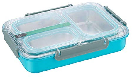 KUANDARMX Fiambrera Compartimentos, Fiambrera Infantil, Caja De Bento con Compartimentos Y Cubiertos, Fiambreras Caja De Alimentos Ideal para Almuerzo Y Bocadillos para Niños Y Adultos, White