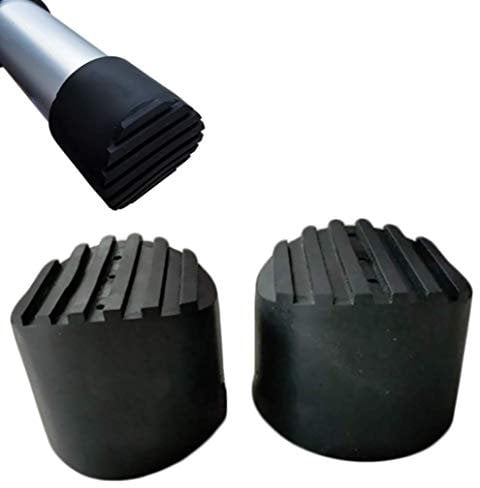 Telescoping Ladder Non Slip Feet Rubber Replacement Step Ladder Feet Foot Mat/Shoe Kit/Foot Pads/Cover/for Extension Ladder/Ladder Parts/Accessories Replacement Kit(2Pcs) (72mm) Black