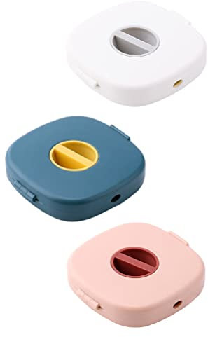 3pcs Box Storage Box Cord Cord Organizer Case Cord Holders Cord Winder Usb y Cable Usb Cable Cell Phone Kickstand Usb b Cable Earphone Organizer Phone Stand Data Line Abs