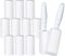 Oiamker Fusselrolle 12 Rollen mit 2 Abroller 2 Staubschutzhülle, Extra Klebrige Fusselrolle Kleidung, Fusselroller für Kleidung, Haare, Katzenhaare, Hundehaare, 60 Blatt/Rollen