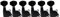 Wilkinson WJN07 Guitare Mécaniques 6 en Ligne E-Z-LOK Ratio 1:19 Tuners pour Guitare électrique Strat Tele, Noir