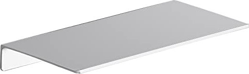 Danpoo Kleines schwebendes Regal zur Wandaufbewahrung, Mini-Ausstellungsregal für Sammlerstücke, Metall-Wandregal für Badezimmer/Wohnzimmer/Küche/Schlafzimmer (Silber, 20,3 cm)