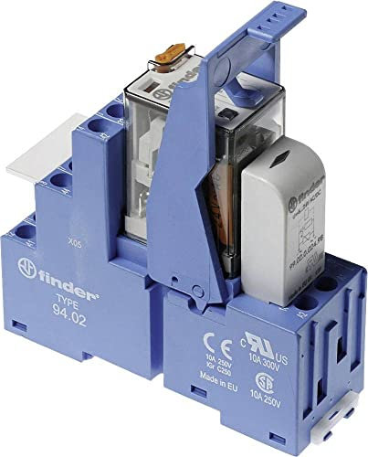 Finder 58.32.8.024.0060 Relaisbaustein Nennspannung: 24 V/AC Schaltstrom (max.): 10 A 2 Wechsler 1 St.