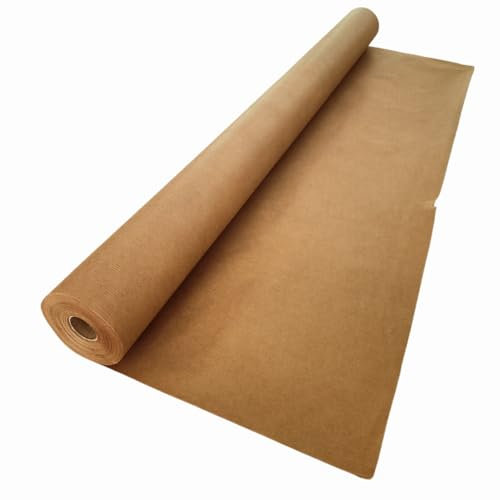 KOUSEL BOBINA ROLLO PAPEL RECICLADO CUBRE SUELOS PROTECTOR SUELOS, 100CM X 40METROS, USADO POR PROFESIONALES (Economico 80 GR)