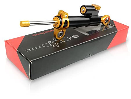 PARREN Lenkungsdämpfer Stabilisator CNC Aluminium Lenkungsdämpfer Stabilisator Elektroroller Richtungsstabilisator Dämpfer Für Kaabo Mantis Scooter Zubehör