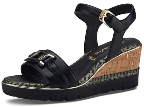 Tamaris Damen Klassische Ballerinas, Frauen Flats,Comfort Lining,TOUCHit-Fußbett,Slip-ons,klassisch elegant,Ballerinen,Black,37 EU