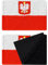 Patches Klett Polen | Klett Patch Poland hook and loop Patch Velkro, Klett Patch, Militär Patch mit Klettverschluss Tactical Morale Patches mit Klett | 40x60mm