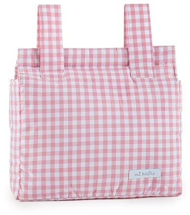 Mi bollito - Kinderwagen Organizer Tasche für Mama Baby Kinderwagen Tasche Multifunktionale große Kapazität zu speichern (Rosa)