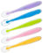 JTUYPT 5 pcs Cucchiaino Svezzamento Cucchiaio per Bambini Cucchiaino Silicone Neonato con Manico Lungo e Punta Morbida Cucchiaini per Alimentazione per Bambini 4 Mesi+ Lavabili in Lavastoviglie