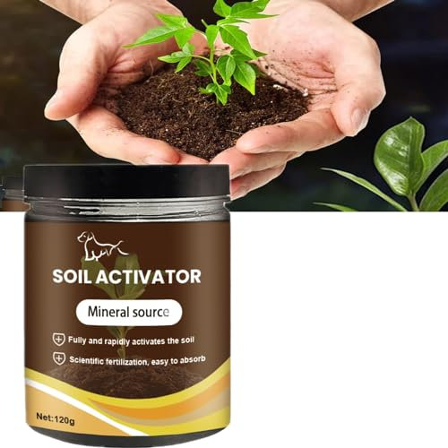 Mikabila (01) 120g Trésor Activé par Le Sol,Soil Improver,Soil Activated Treasure,Terreau D'activation du Sol, Activateur Trésor D'activation des Engrais pour Les Fleurs du Sol