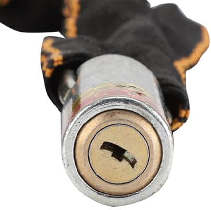 Heavy Duty Anti Theft Chain Lock for Motorcycles, Mobility Scooters, and Wheelchairs, High Security Alarm System