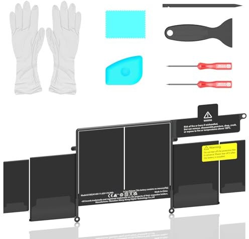 Hafiuege A1582 A1493 Laptop Akku für MacBook Pro 13 Retina A1502 (Mitte 2014 Anfang 2015 Ende 2013) [Li-Polymer 11.42V/74.9Wh]