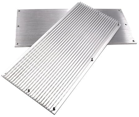 TVOLRFNIY 1 Stück 220 x 100 x 8 mm rechteckiger LED-Kühlkörper Aluminium-Kühlplatte Kühlkörper for COB-LED-Lampe Kühlplatte