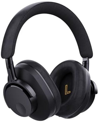 Cambridge Audio Melomania P100 - Bluetooth, cancellazione attiva del rumore con suono Hi-Fi, 100 ore di riproduzione con batteria sostituibile dall'utente e custodia per il trasporto - Nero