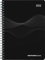 Wochenplaner PP-Einband schwarz - Kalender 2025 - Cheftimer A5 - ZETTLER Kalender - 1 Woche 2 Seiten - Format 15 cm x 21 cm