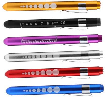 SOLUSTRE 12 Stk LED-Taschenlampe Stift led- taschenlampe batteriebetrieben Beleuchtung für Stillställe Kugelschreiber mit Licht Mini-Taschenlampe wiederaufladbare Taschenlampen Stiftlicht
