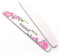 Beatifufu Printed Half Moon Nail Files Set 10pcs Nail Files Boards for Nail Art Manicure