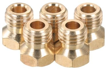 yuwqqoajv 5 Pezzi ugelli getti in Rame ugelli per Piano Cottura propano iniettori Kit bruciatore GPL ugelli getti Ga-s Piano Cottura GPL GPL G-Come per propano G30, Ugello da 0.87 mm