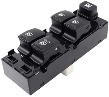 Interruptor Mando Elevalunas para Hyundai Getz Matrix, Interruptor de Control de Ventana de Coche Delantero Izquierdo, Piezas de automóvil 93570-1C110 Elevaluna