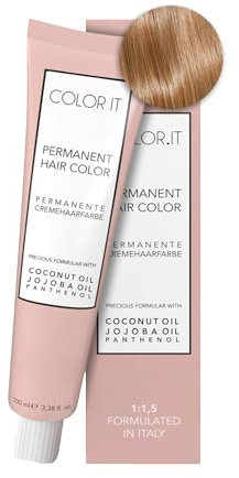 COLOR.IT by BM - Permanente Haarfarbe in Salonqualität, 100ml (8.3 Hellblond Gold, 1er Pack)