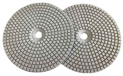 SHENGG 8 Zoll 200 mm Schleif-Nass-Polierpad Typ flexibles Diamant-Polierpad for Granit-Marmor-Stein-Schleifscheibe(10)