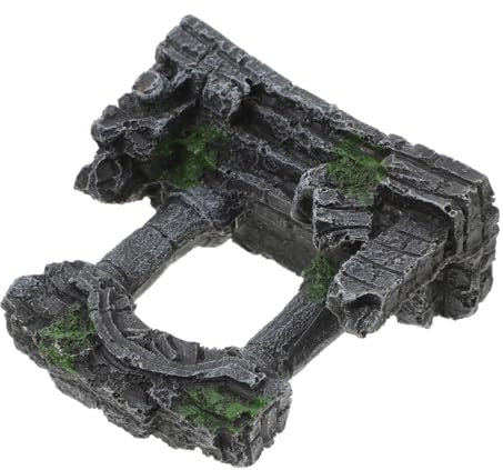 Parliky Aquarium-Ornament Römische Säulendekoration – Ruinenhöhle Für Aquarien Als Versteck – Robustes Im Antiken Römischen Stil