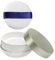 FRCOLOR Boîte à Poudre Avec Houpette Boîte De Maquillage Créative En Maille Élastique Pour Femmes Couleur Idéale Pour Un Fini Parfait
