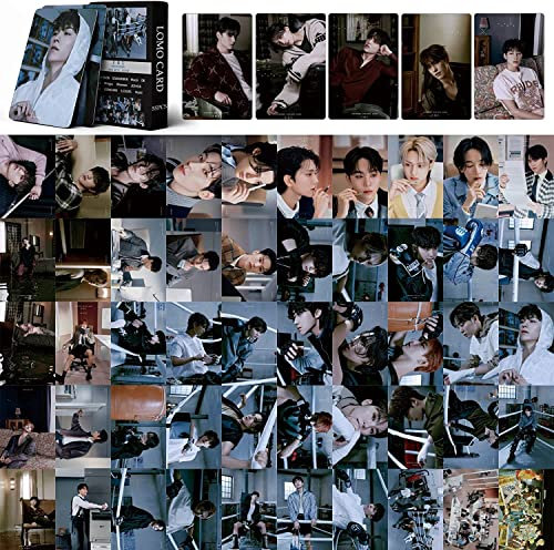 ZRHMCJEN Kpop Seventeen Lomo Karten 55Pcs Fotokarten Seventeen Fml Novel Album Lomo Karten Seventeen Postkarten Für Fans