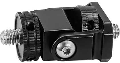 180 360 Grad schwenkbar, neigbar, Monitorhalterung, Schnellspanner, Kaltschuh, 1/4-Zoll-Schraube für DSLR-Kamera, Lichthalterung, Video-Ausrüstung