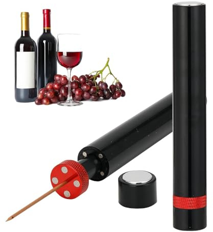 Korkenzieher Druckluft, Druckluftkorkenzieher Weinöffner mit Luftdruck, Tragbar Luftdruck Weinöffner Pumpe für Weinflaschen, Wein Flaschenöffner, Druckluftkorkenzieher Pumpenöffner für Zuhause Party